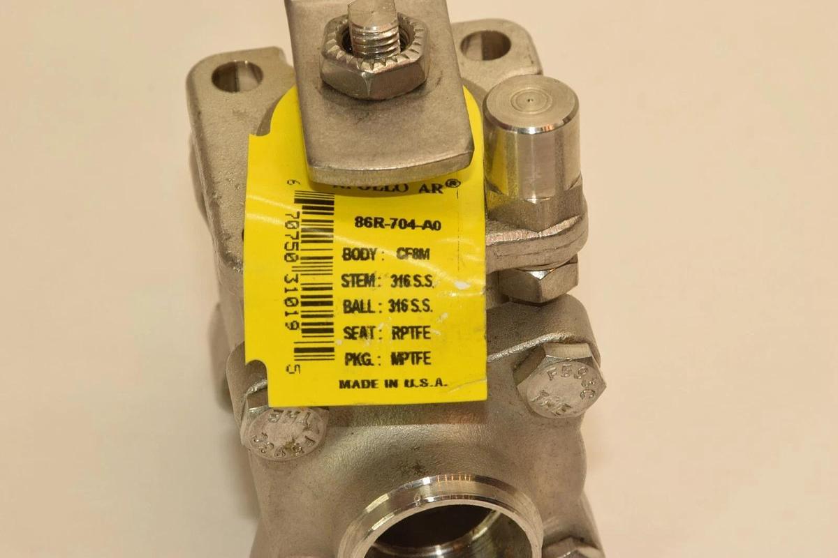 APOLLO 3/4" 86R-704-A0 CF8M 1000CWP 316ss Weld On In Ball Valve USA  (NEW)