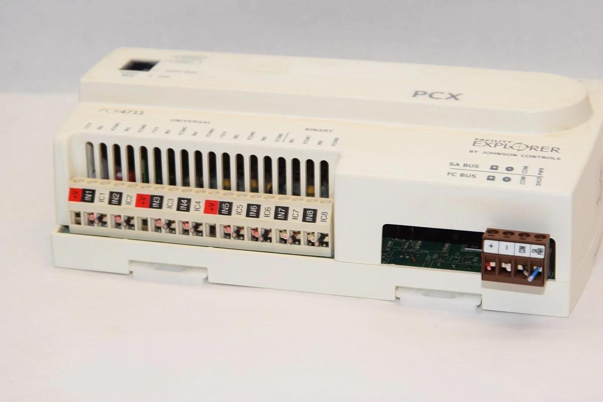 Used JOHNSON CONTROLS FX-PCX4711-0 Rev V Ver. 6.2 PCX4711 Prog. Expansion Controller