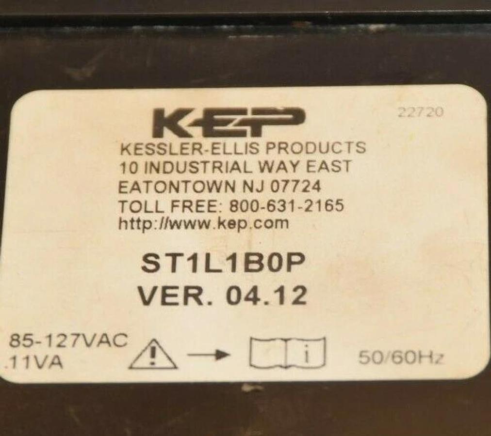 Used KESSLER-ELLIS ST1L1B0P 85-127Vac .11Va 50/60Hz Display Panel