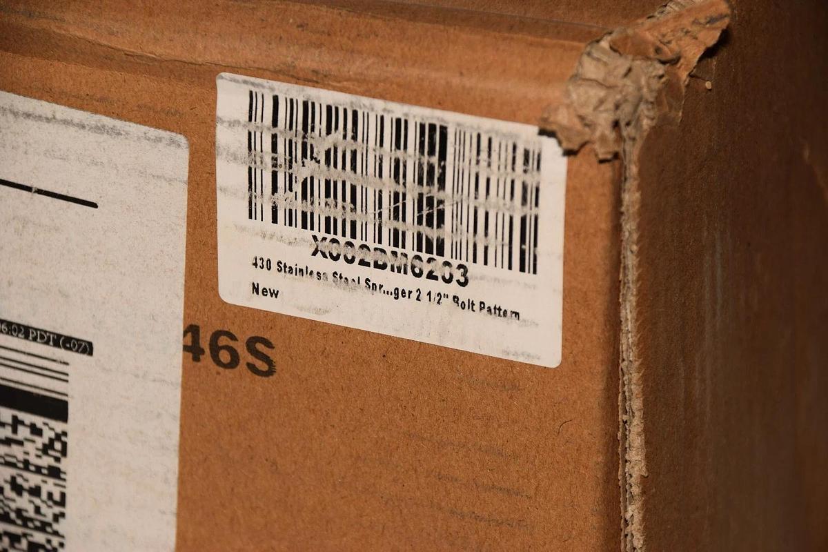 (NEW) TBOZZ TBZ-13646S Stainless Steel Straight Spring Loaded Mud Flap Hanger