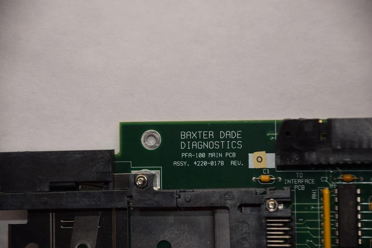 Used BAXTER DADE DIAGNOSTICS 4220-0178 , PFSA-100 Main PCB Board Card
