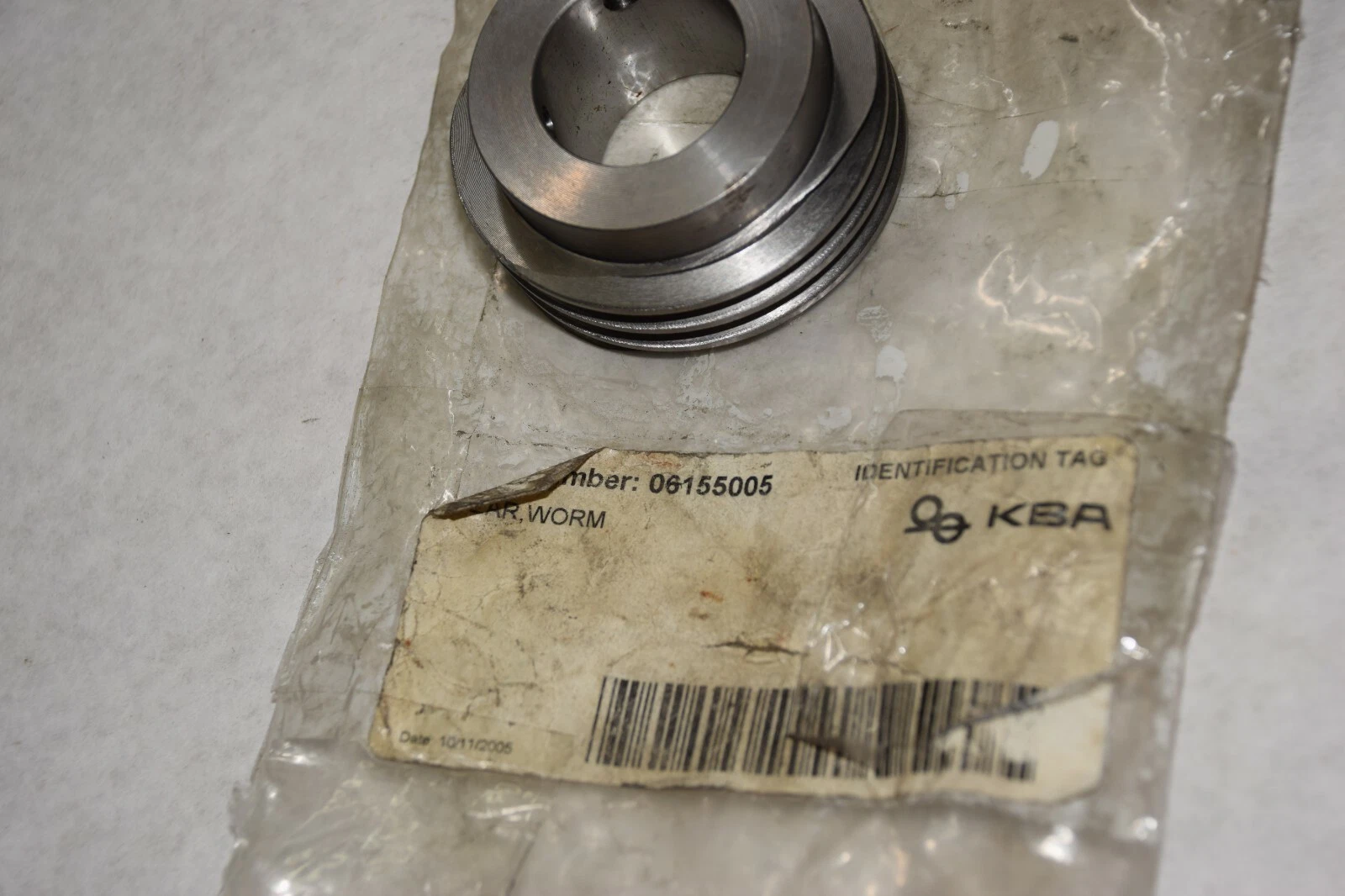 KBA 06155005 GEAR WORM NEW
