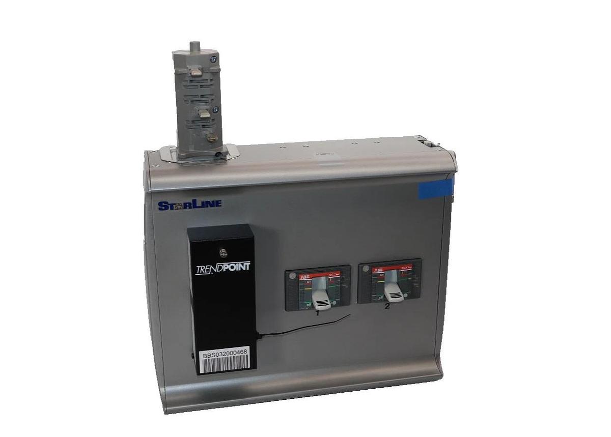 StarLine Track Busway CBMT5GHE55D-(2)L2230R-4DG-M28R30-G01 Tap Box (New)