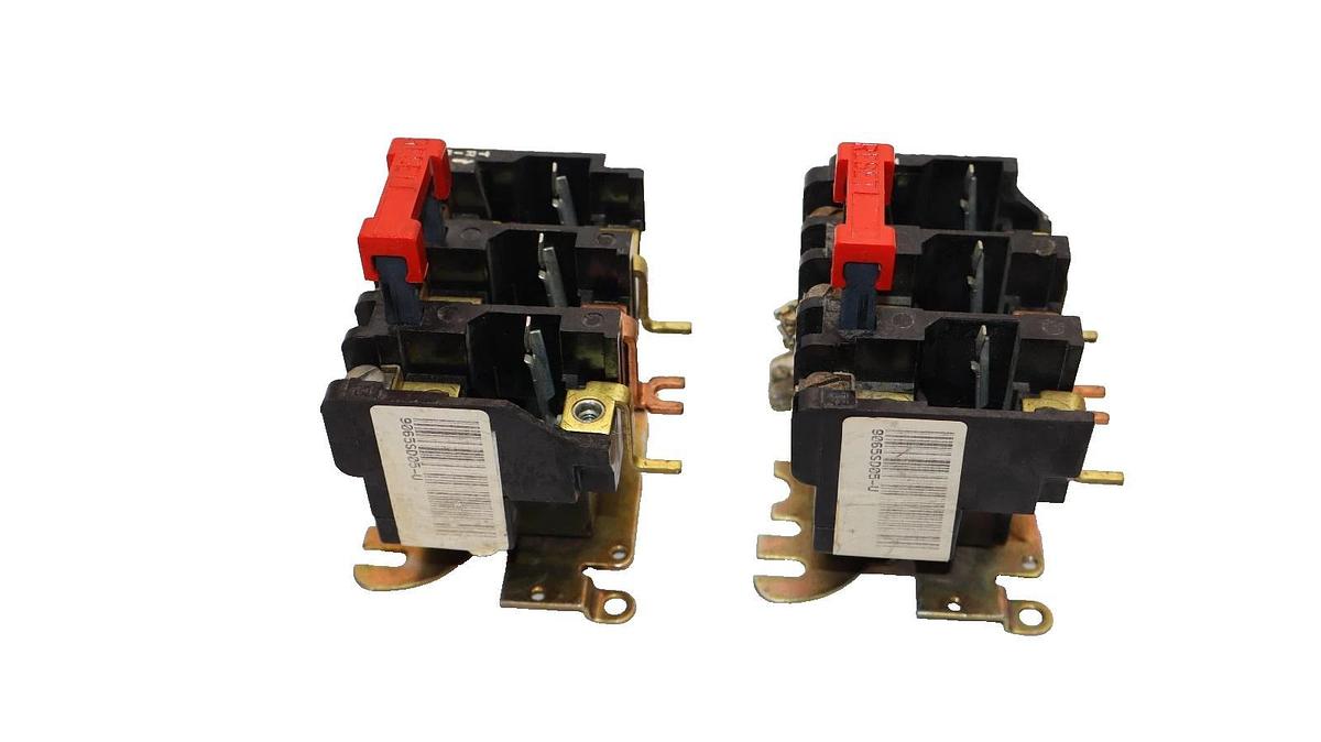 Used GE General Electric Overload Relay 9065SD05-U 3P (Lot of 2)