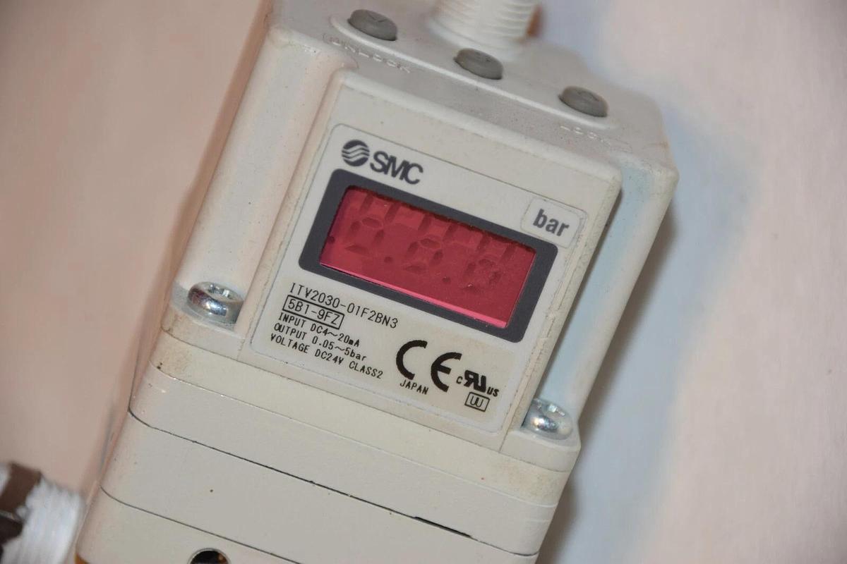 Used SMC ITV2030-01F2BN3 5B1-9FZ 24VDC CLASS 2 E/P REGULATOR