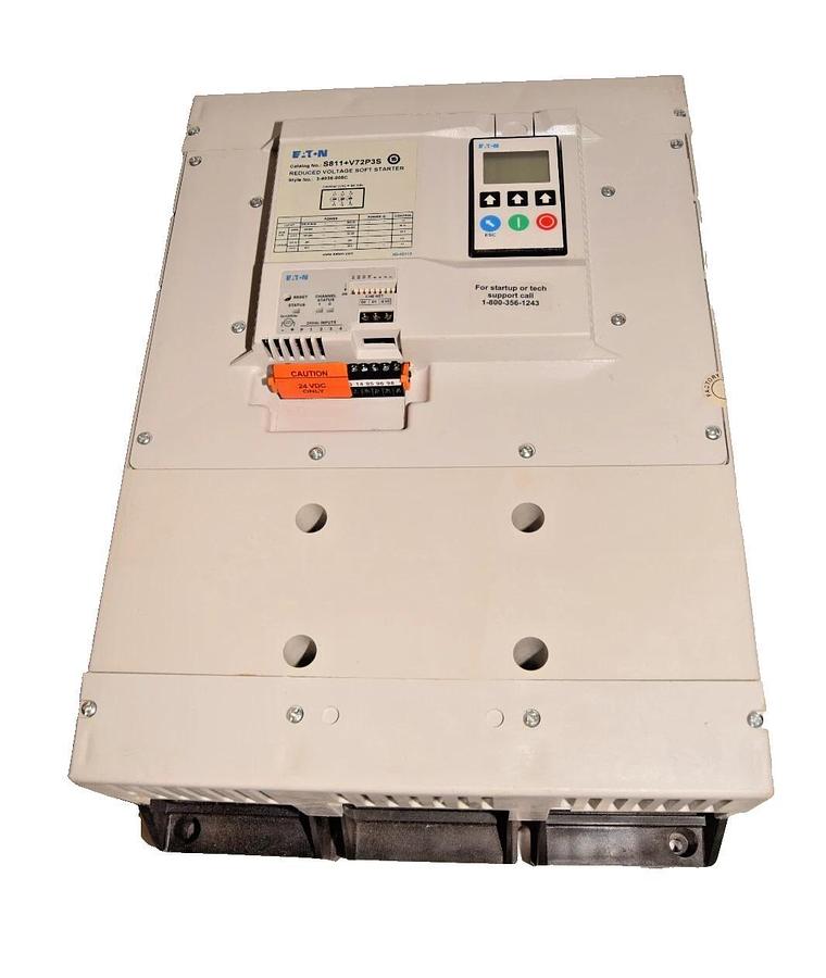 EATON Reduced Voltage Soft Starter Pump Control S811+V72P3S 700hp 600v 3ph NEW
