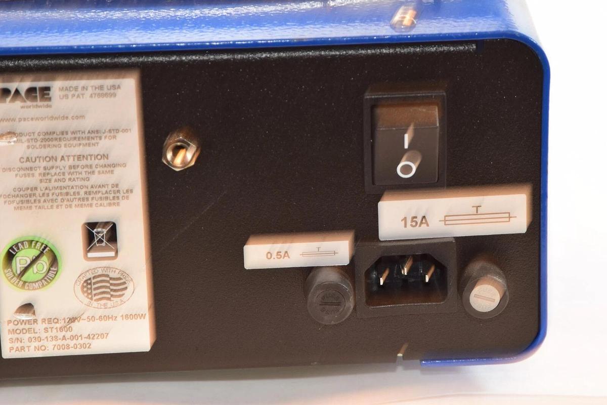 Used PACE ST1600 7008-0302 Programmable Pre-Heater With Built In PCB Holder