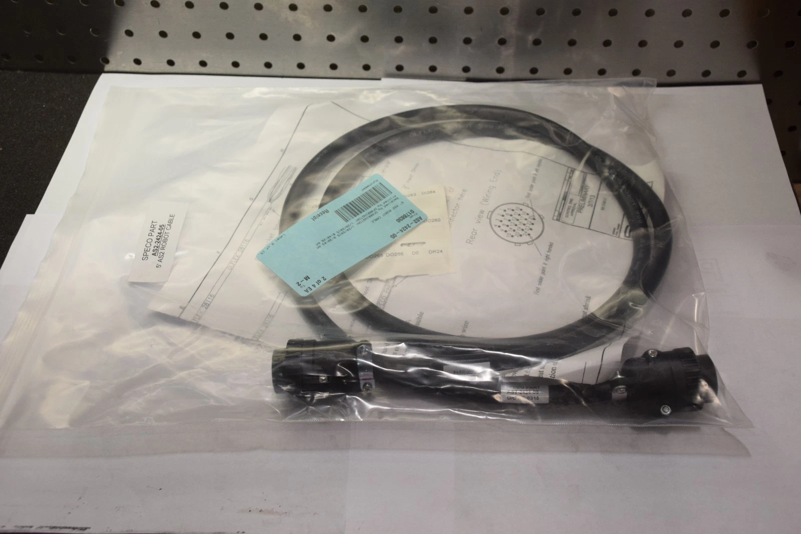 SPECO AS2-2424-05 AS2-2424-05 5' AS2 ROBOT CABLE NEW