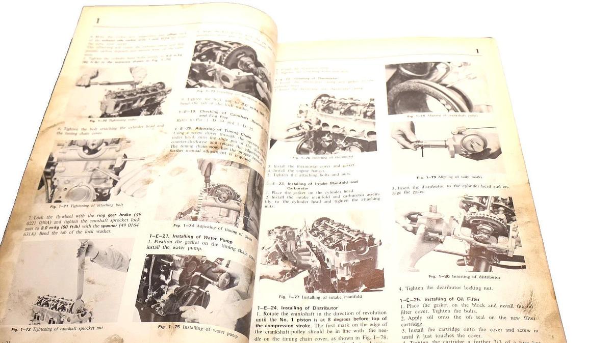 Used MAZDA 616 Capella 1600 Sedan Coupe Workshop Manual