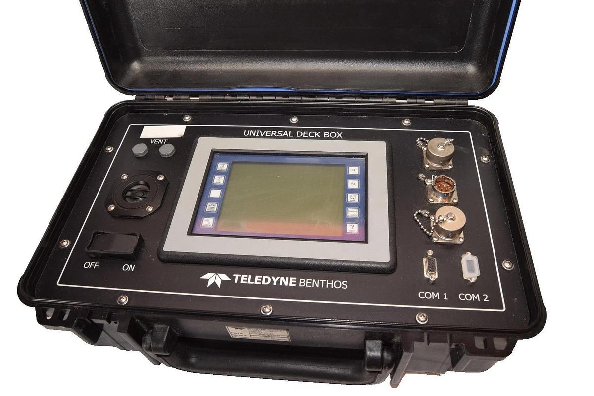 Used Teledyne Benthos Universal Deck Box UDB-9000-M UDB9000 UDB 9000 M Oceonographic