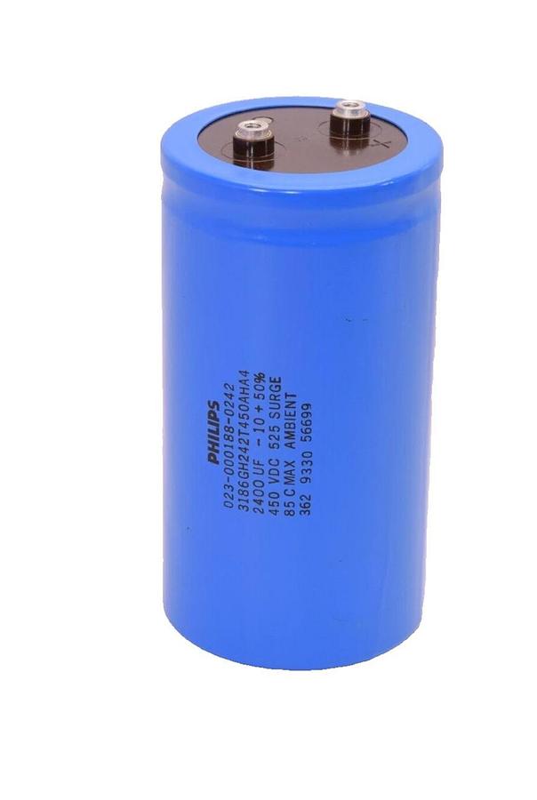 (NEW) PHILIPS 023-000188-0242 2400uF -10 +50% Capacitor