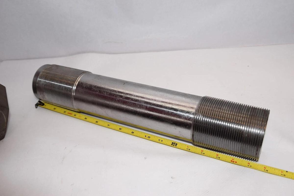 Used Very Large Bolt, Nut & Stud 3-1/8" Dia. approx. 17" Long P-183-N,  0484D, 76-004