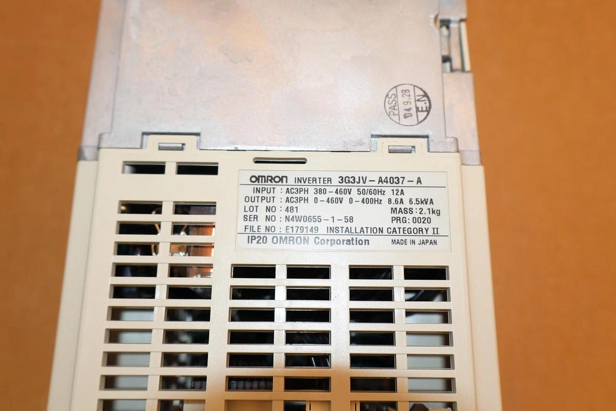 OMRON SYSDRIVE 3G3JV Inverter 3G3JV-A4037-A 3G3JVA4037A 6.5kva 3ph 460v (NEW)