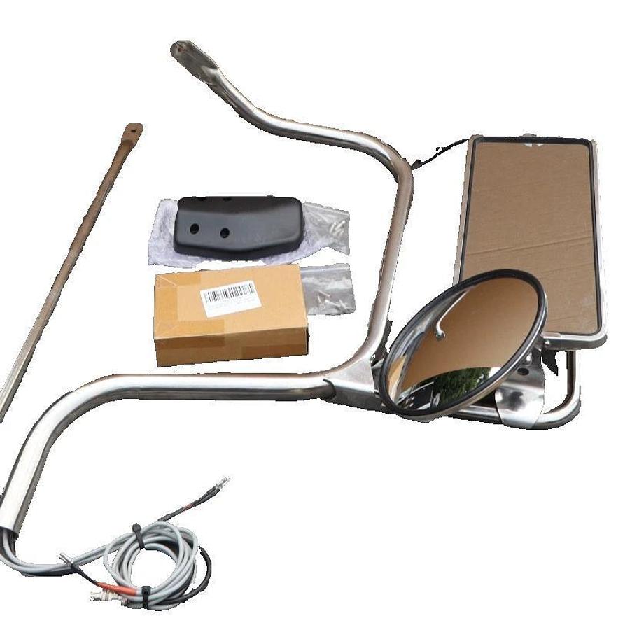 Right Hand Semi Truck Wired Mirror Assembly Cab Door RH Passenger Side (NEW)