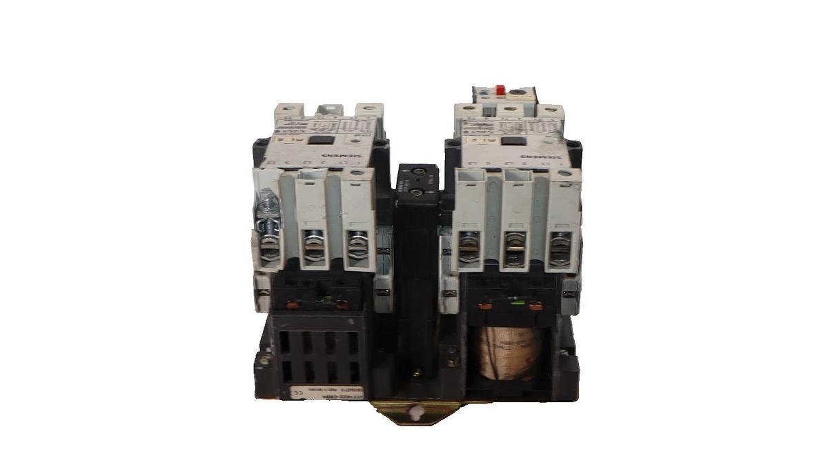 Used Siemens Reversing Starter Contactor CRL0F4622  24vdc Coil (Damaged)