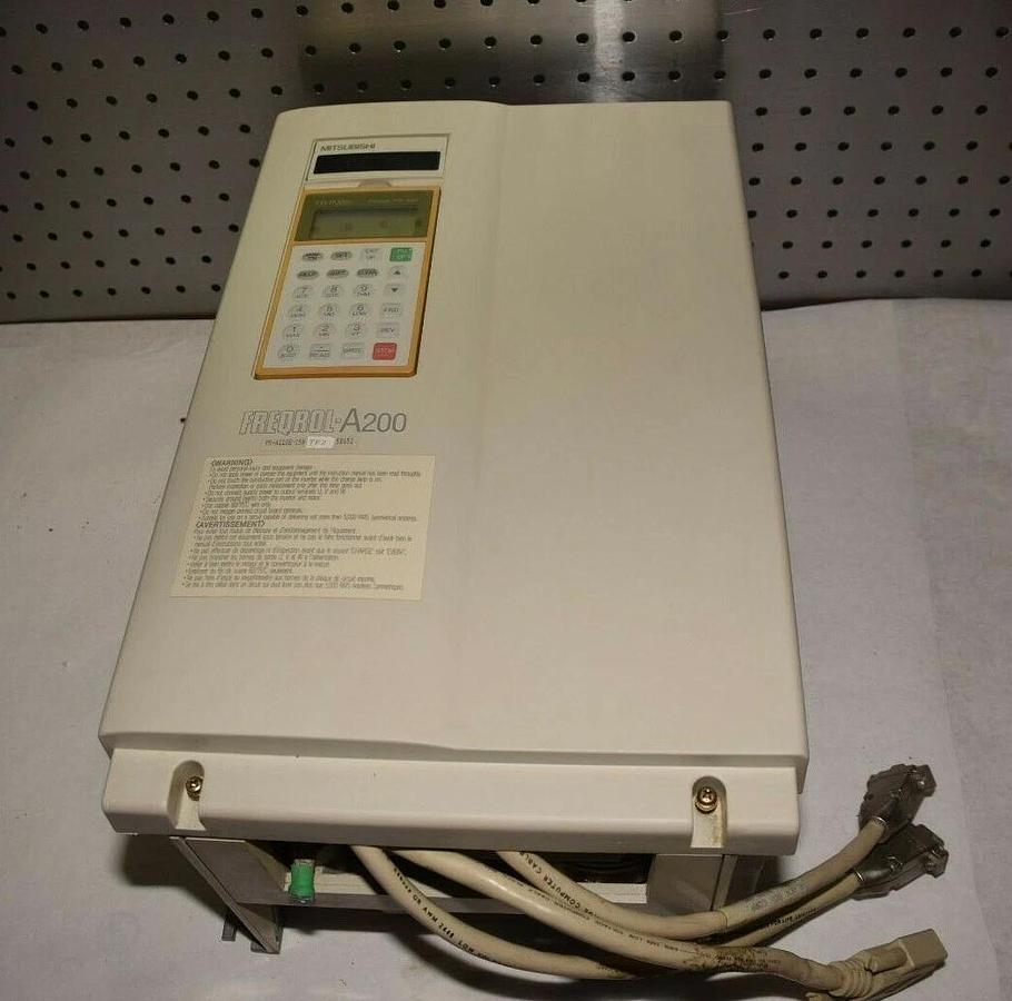 Used Mitsubishi FR-A220E-15K-UL 20HP Freqrol A200 Inverter Drive  FR-A220-15K-TF2