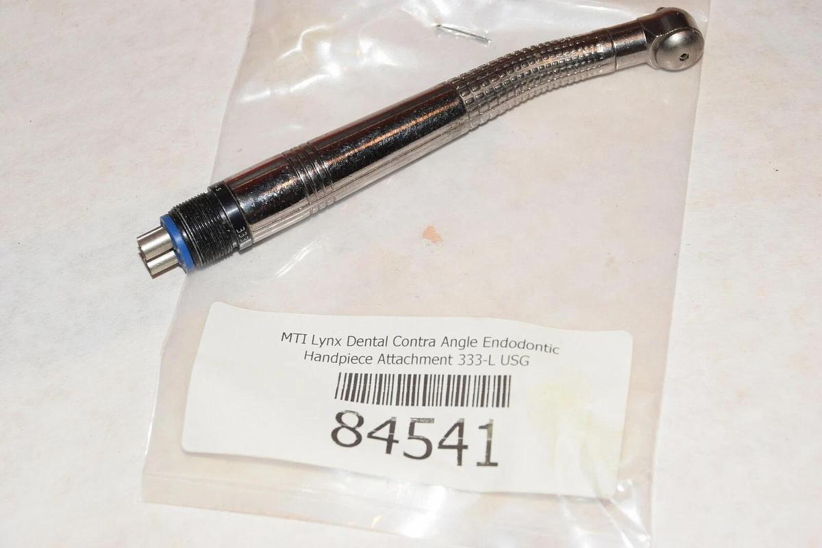 Used MTI LYNX DENTAL CONTRA ANGLE ENDODONTIC HANDPIECE ATTACHMENT 333-L