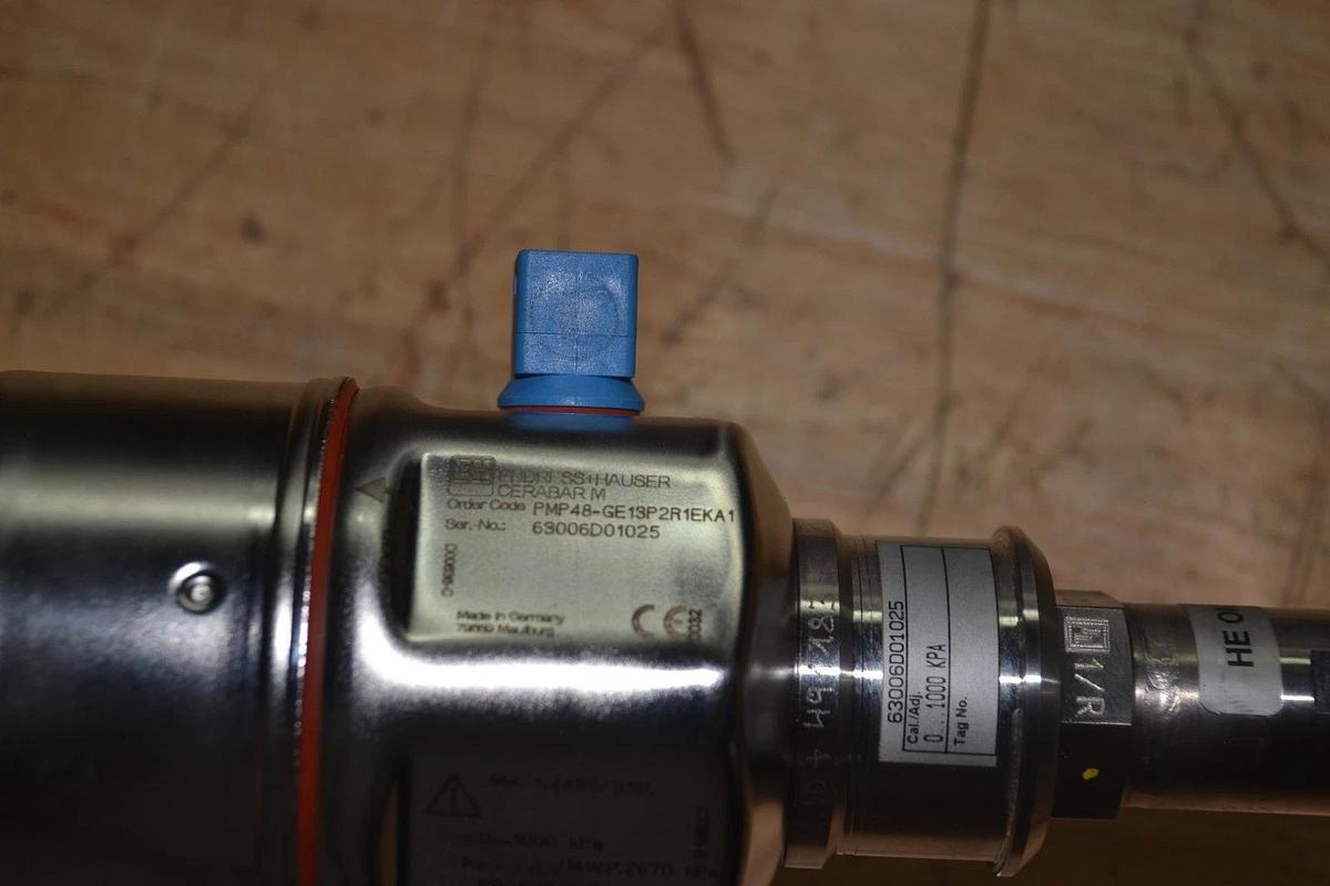 Used ENDRESS & HAUSER PMP48-GE13P2R1EKA1 0-1000kPA PRESSURE TRANSMITTER CERABARM