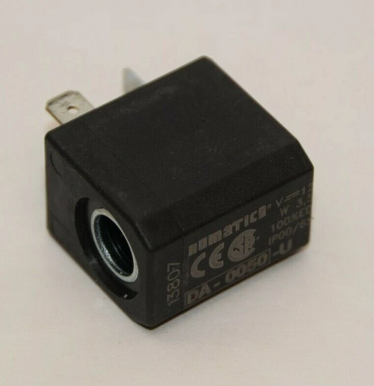 (NEW) NUMATICS DA-0050-U DA0050U 12Vdc Solenoid Coil Plug