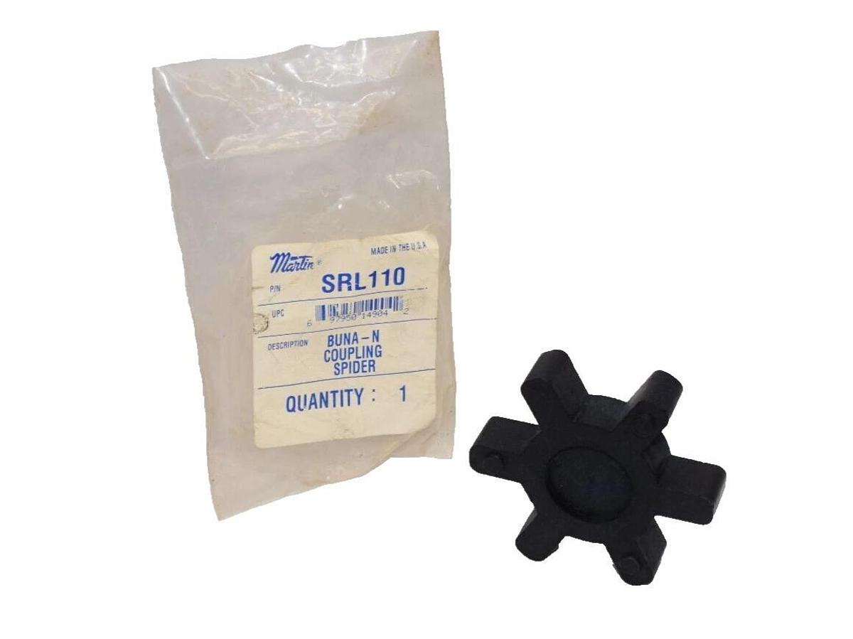 (NEW) MARTIN SRL110 BUNA-N Coupling Spider Insert