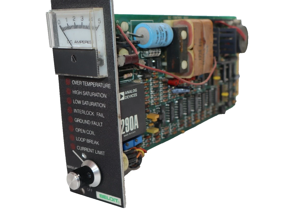 Used Beloit 287831D004 Rev A DC Control Assembly Circuit Board