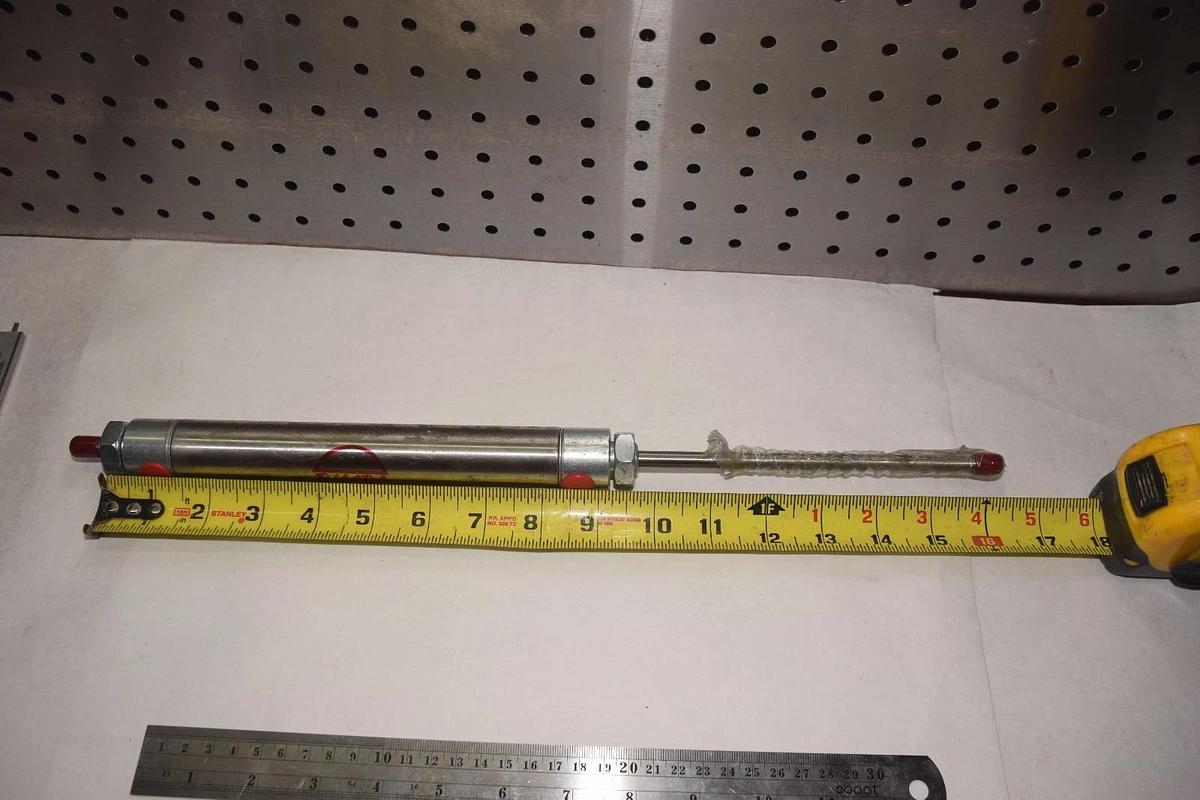 BIMBA 096-DXDEHV 6" STROKE 5/16" BORE DUAL ACTION SPRING RETURN CYLINDER NEW