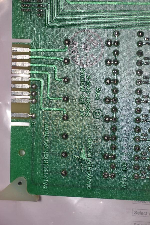 Used DIAMOND POWER I/O BOARD 346064-1149   3460631041 346064