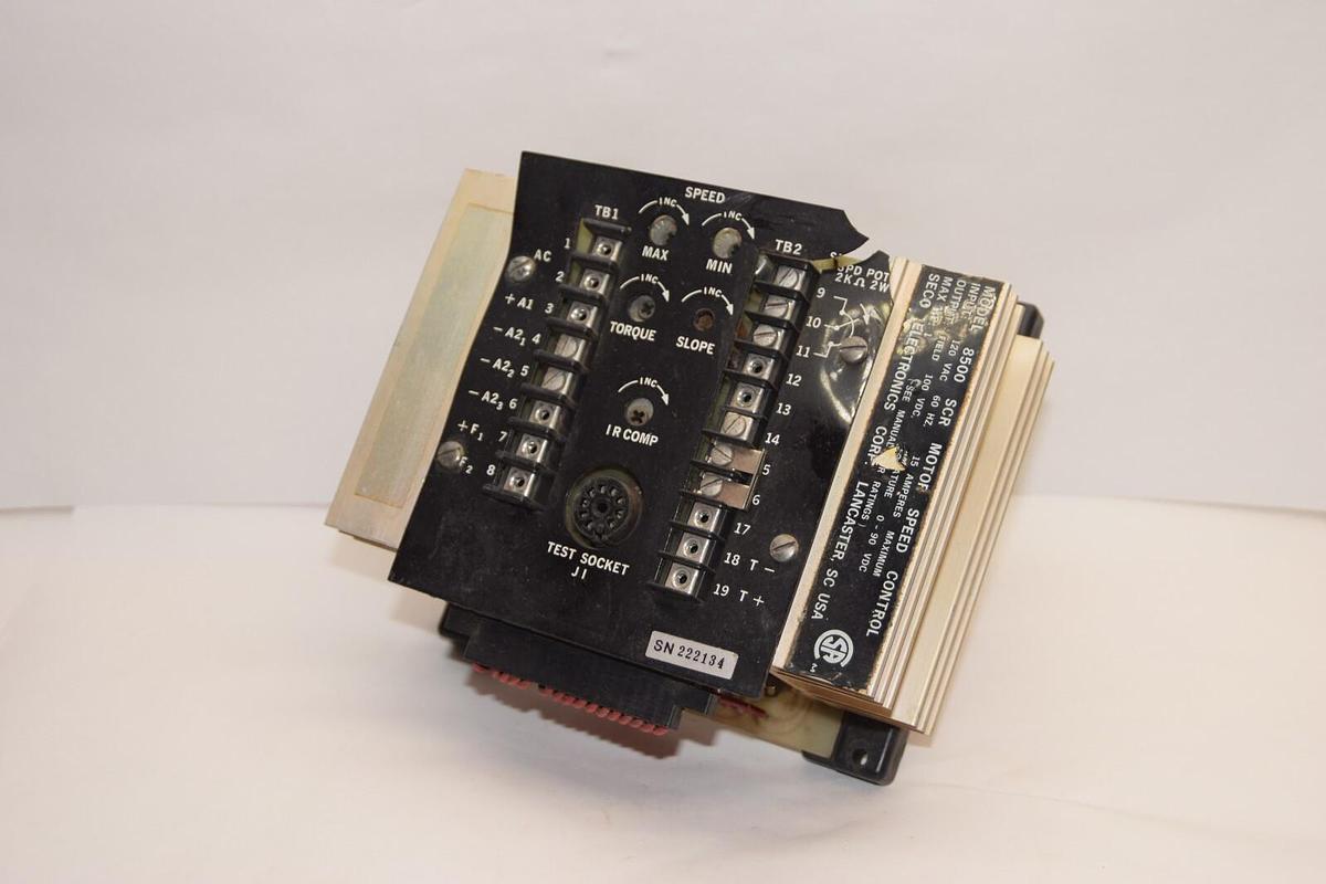 Used SECO ELECTRONICS CORP. 8500 120Vac 15A SCR Motor Speed Control