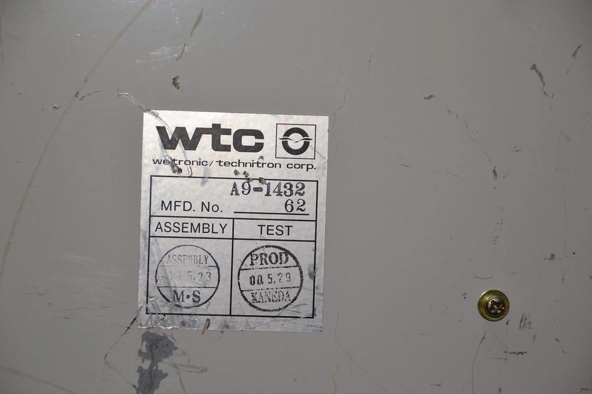Used WTC U60S-T95A U60S T95A A9-1432 WELDING CONTROLLER