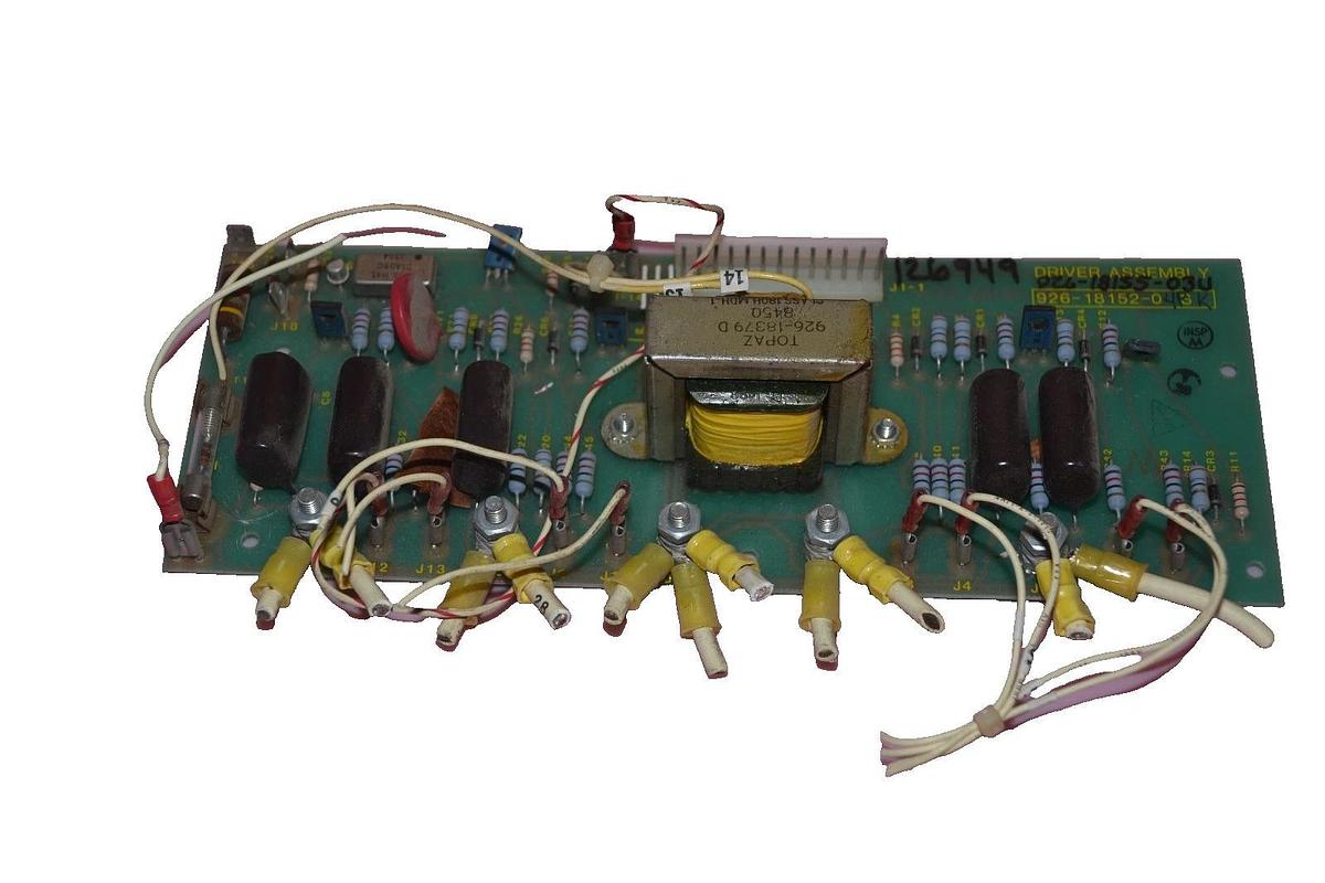 Used TOPAZ BOARD DRIVER ASSEMBLY 926-18152-04PSK 926 18152 04PSK 9261815204PSK