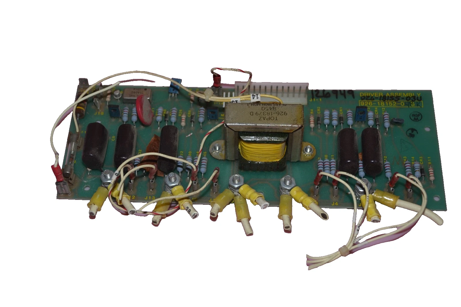 Used TOPAZ BOARD DRIVER ASSEMBLY 926-18152-04PSK 926 18152 04PSK 9261815204PSK