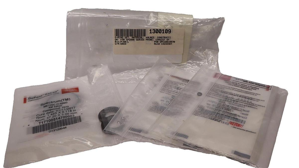 DuPont Kalrez 1300109 O-Ring Kit for SP2006 Series Probe (New - kit)