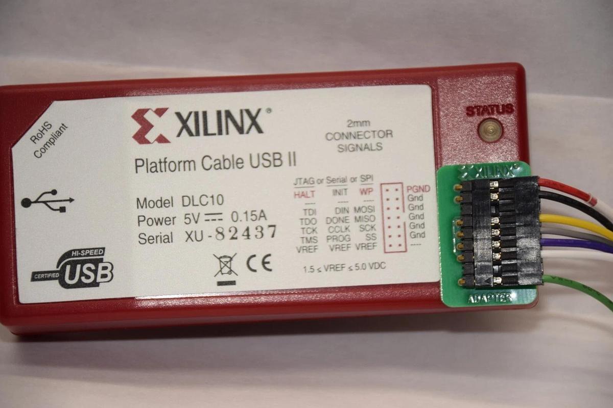 Used XILINX DLC10 5V 0.15A Platform Cable USB II