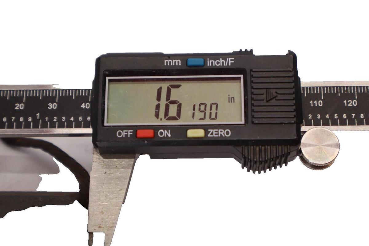 Caremco AC2 1-5/8" x 1/2" , 1.6190" x 0.4960" Carbon Brush (New)