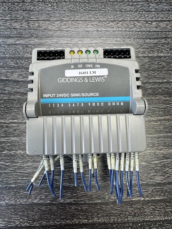 Used Giddings & Lewis Input 24vdc Sink Source M.1300.7372.R1 M 1300 7372 R1 *AS-IS*