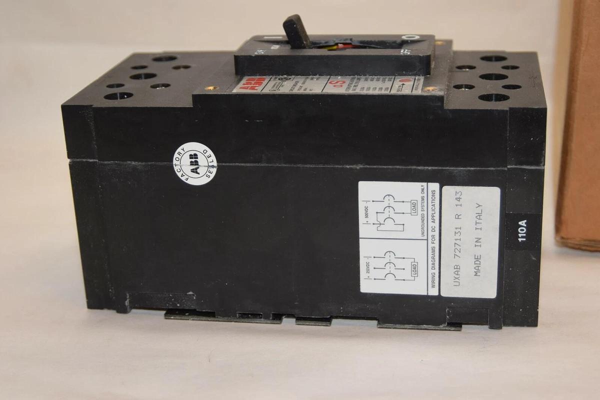 (NEW) ABB ESB63110L 110A 110 Amp A 600V 3P Circuit Breaker