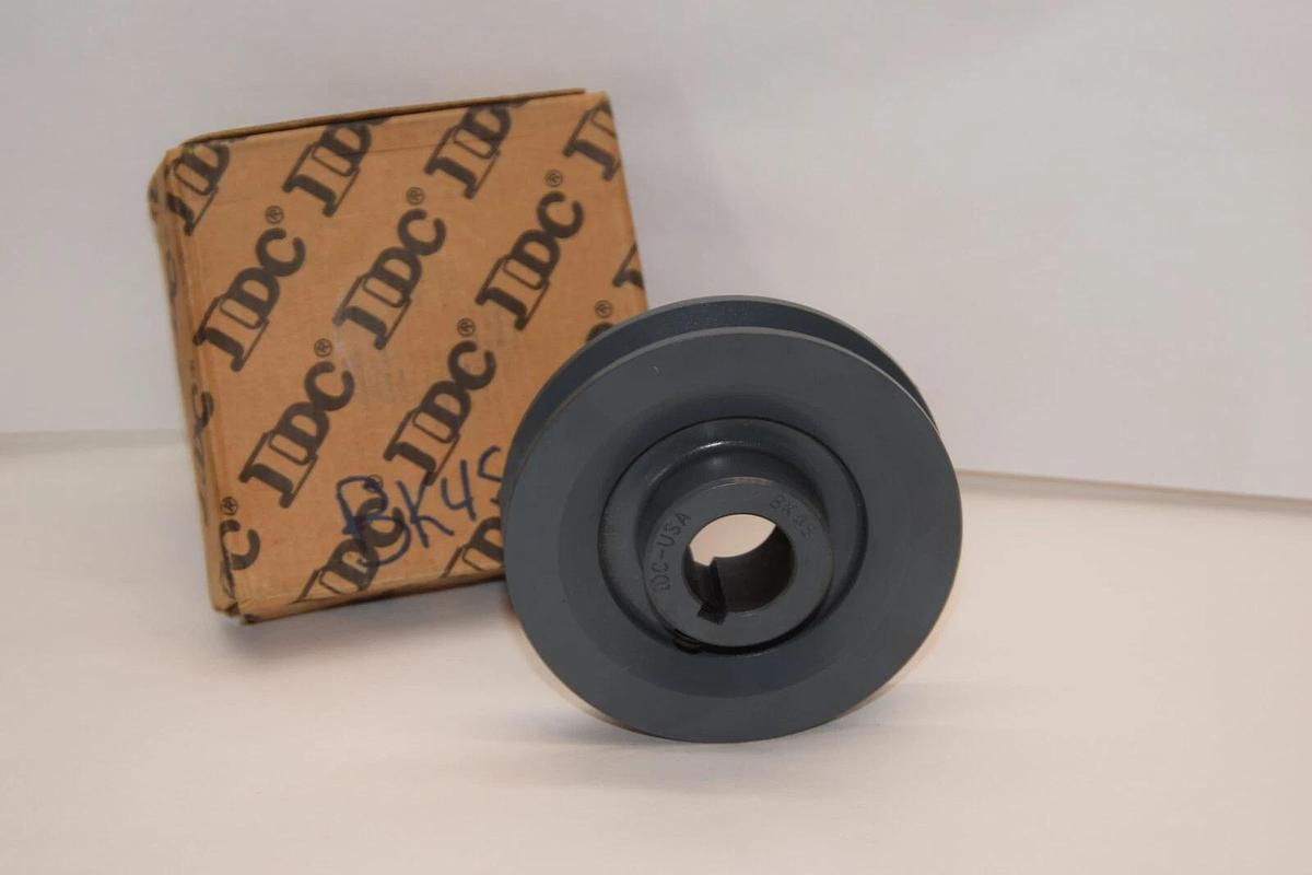 (NEW) IDC BK45 1" Bore Single Belt Sheave USA