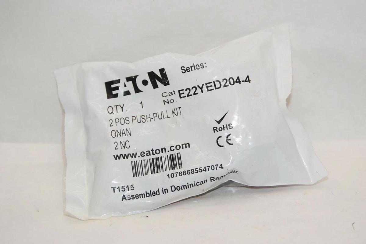 (NEW) EATON CUTLER HAMMER E22YED204-4 2Pos Push-Pull Kit For Onan