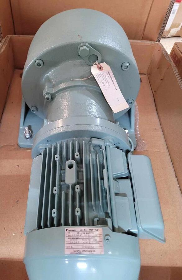 Tsubaki Emerson Gear Motor GMTA150-50L60CB GMTA150L60CB 3ph 1.5kW 1:60 220v NEW