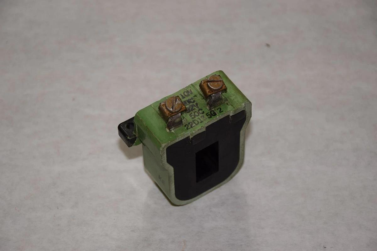 Used GENERAL ELECTRIC 22D135G2 110V COIL FOR CONTACTOR/STARTER