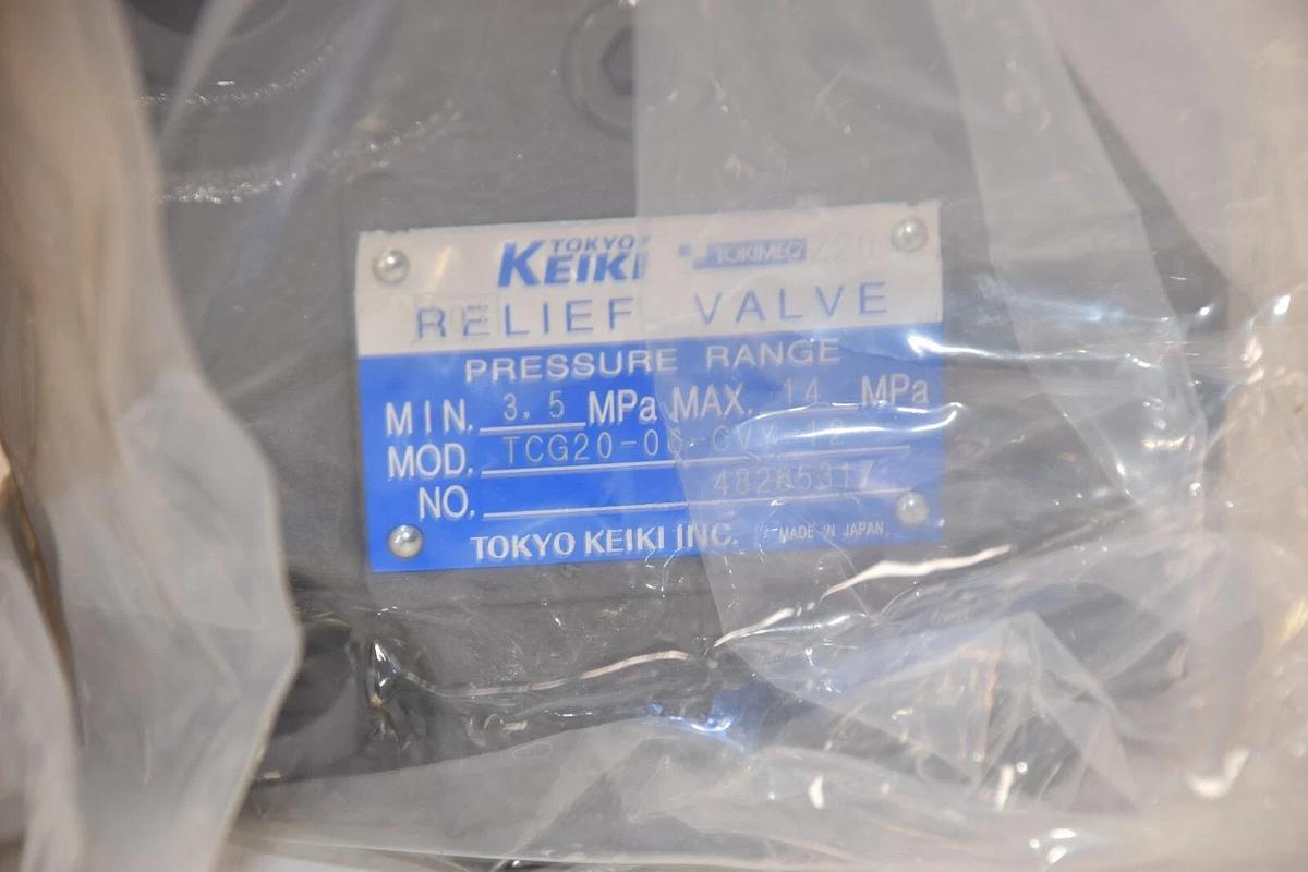 TOKYO KEIKI Tokimec TCG20-06-CVY-12 Relief Valve 3.5-14 MPa (NEW)