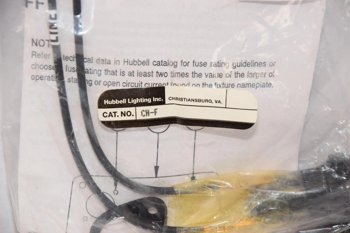 (NEW) HUBBELL CH-F , CH-FF Fuseholder Kit For Tribay Series Quik-Zone