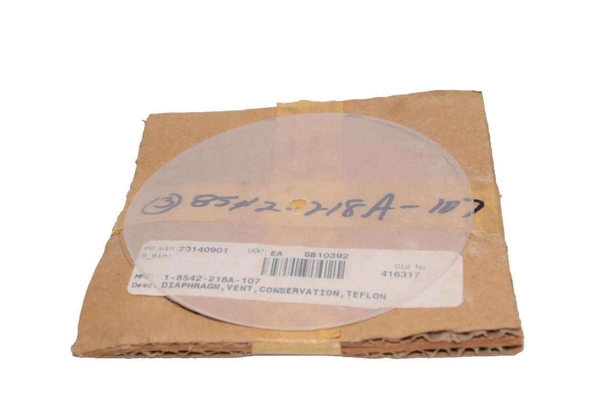 1-8542-218A-107 4.5" Diaphragm , vent , Conservation , Teflon  (New - Lot of 3)