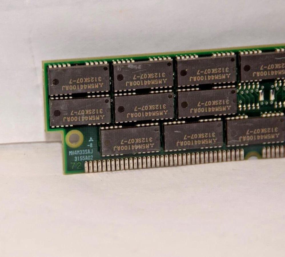 Used MITSUBISHI MH4M33SAJ-8 RAM Memory Board Card