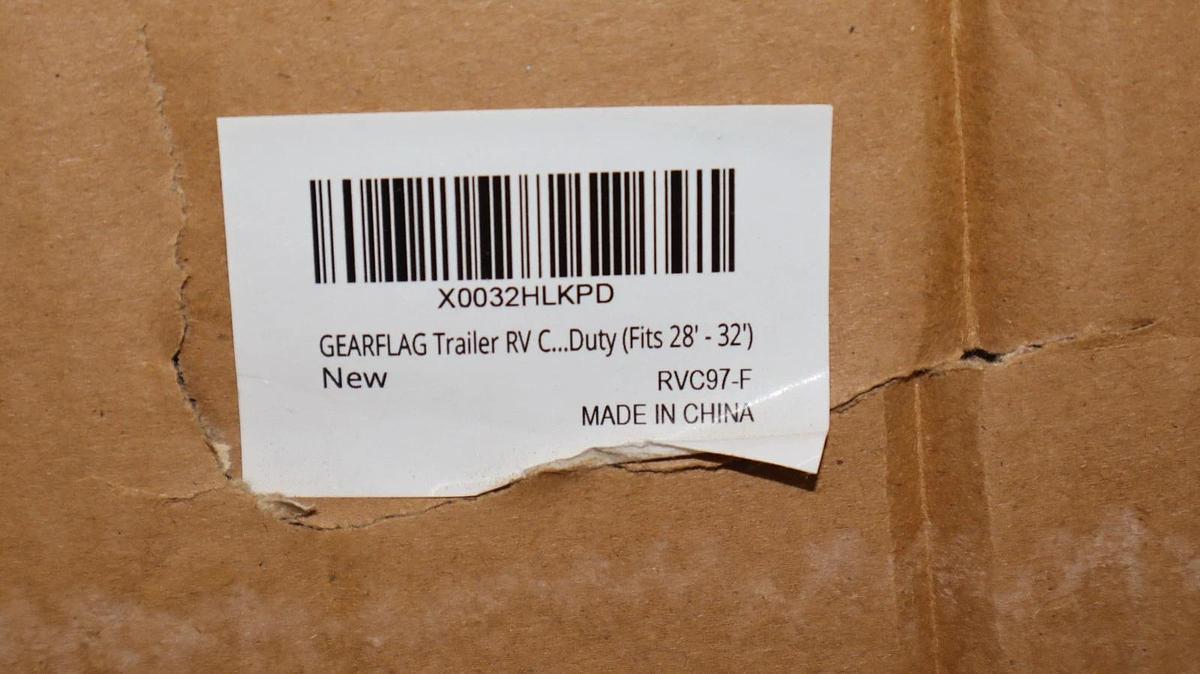 Gearflag RV Travel Camper Cover RVC-F RVC97-F Fits 28'-32' Gray (New)
