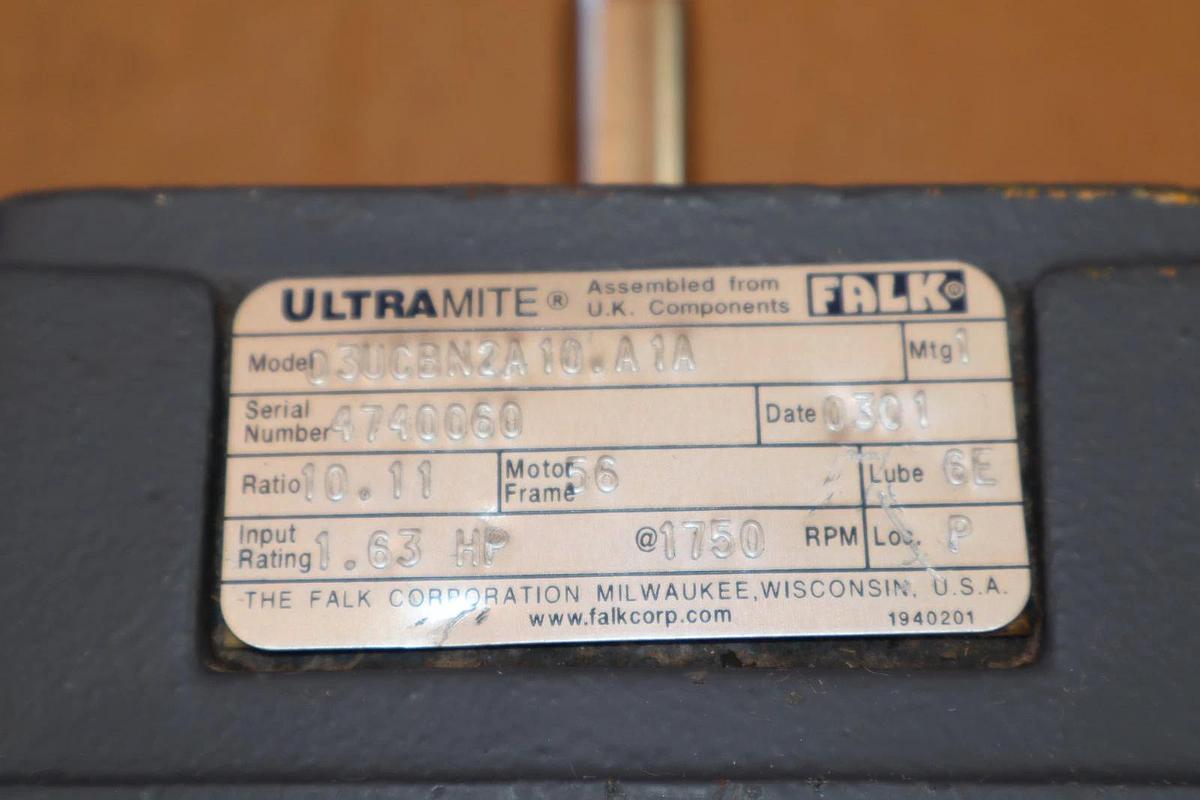 Falk Ultramite Gear Box Speed Reducer 03UCBN2A10.A1A Ratio 10.11 USA *NOS*