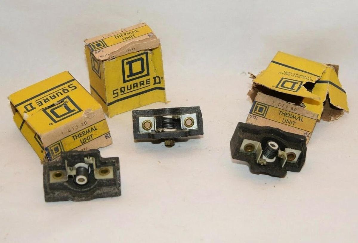 (NEW - LOT OF 3) SQUARE D 1-GF2.80 1 GF2.80 Overload Relay Thermal Unit