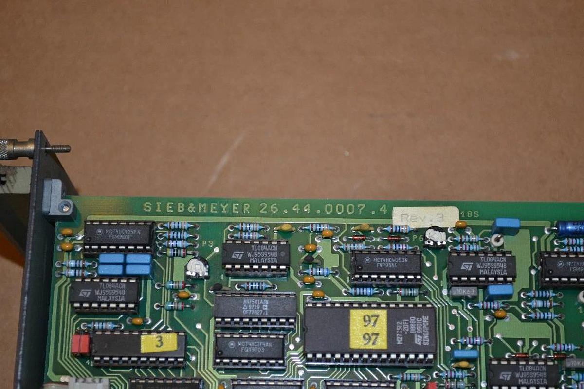 Used SIEB & MEYER BRUSHLESS MOTOR SYSTEM SINUDYN 26.44.29