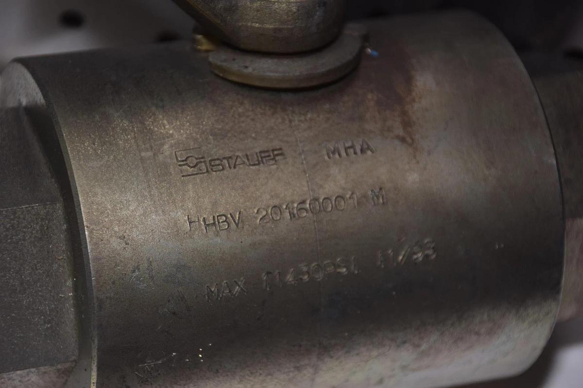 STAUFF HHBV 20160001 M 11430psi FLOW VALVE NEW