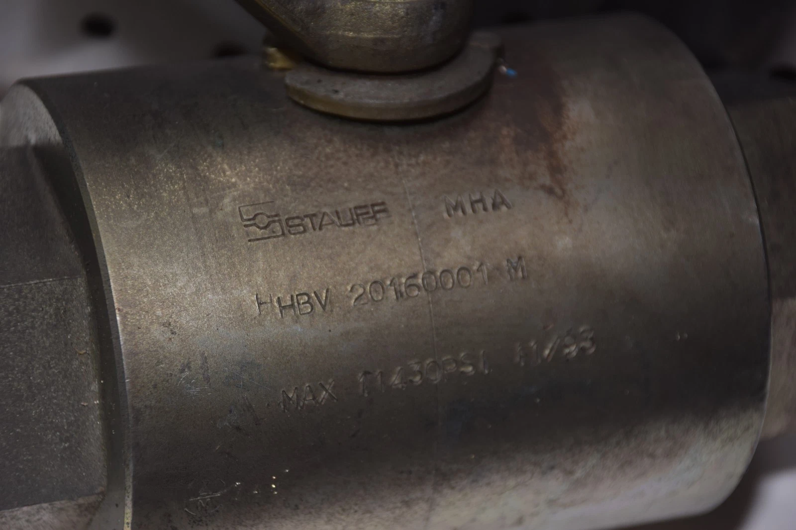 STAUFF HHBV 20160001 M 11430psi FLOW VALVE NEW